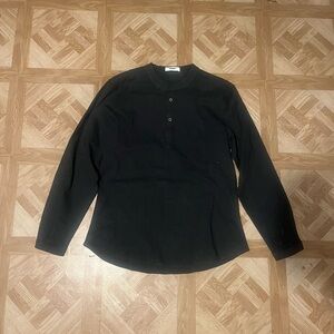 Men's Black buttoned longsleeve Shirt
